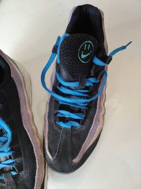 Nike Air Max 95 GS Have A Nike Day Black Teal Purple  Size 6.5Y / Women's 7.5